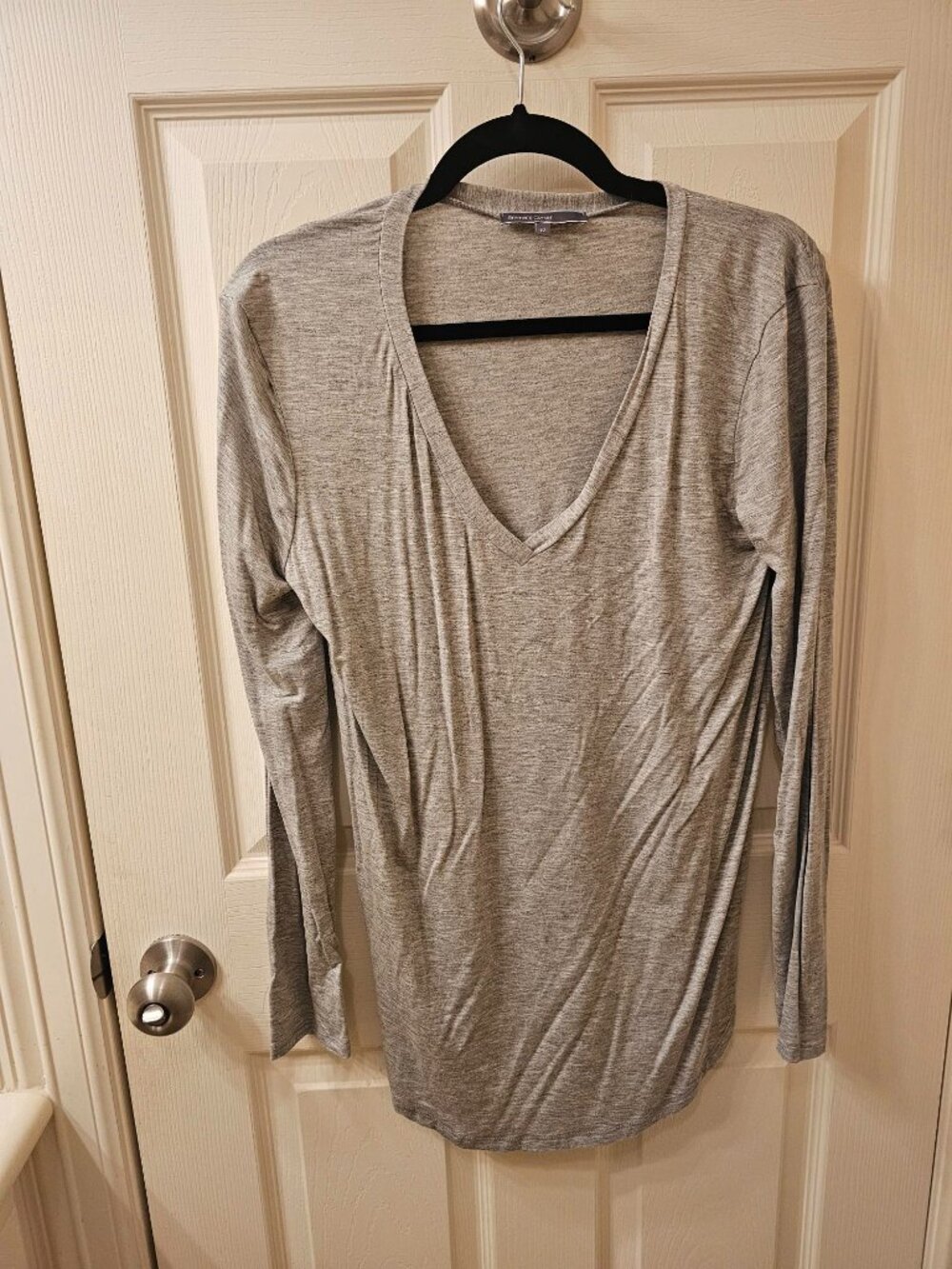 NWOT Emma's Closet Medium Grey Long Sleeved Blouse